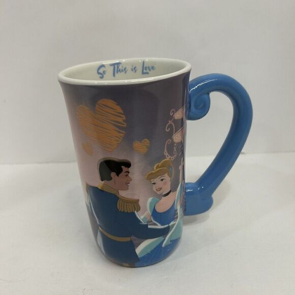 Disney Princess Mug Walgreens Exclusive Cinderella So This Is Love 3D Embossed - Picture 1 of 8